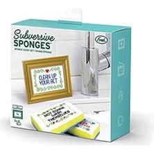 Fred Genuine Yıkıcı Süngerler, 4 Benzersiz Işlemeli, Muticolor Içerir