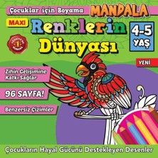 Maxi Yayıncılık Maxi Renklerin Dünyası Çocuklar Için Boyama 8