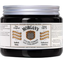 Morgan's Pomade Styling Extra Hold Vanilla & Honey – Extra Sert Tutucu Parlaklık Veren Pomat (WHITE LABEL) 500 gr