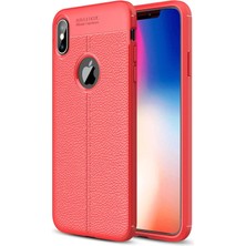 Motto Ticaret Mey Ithalat®   iPhone x Kılıf Auto Focus Kapak - Kırmızı
