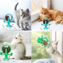 Marsilyan Sesli Fırıldak Interaktif Kedi Mama Oyuncağı