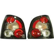Bzt Volkswagen Polo- 5- 02/05; Modifiye Stop Lambası Sağ/sol Set 2 Parça Siyah/kırmızı/kırmızı/beyaz