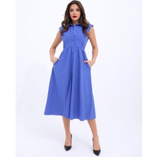 Oada 6338 Elbise-Mor