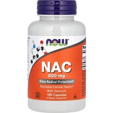 Now Foods Nac 600 Mg + Selenyum 100 Vegan Kapsül