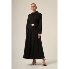Ftz Women Kadın Cotton Elbise  Siyah 31350