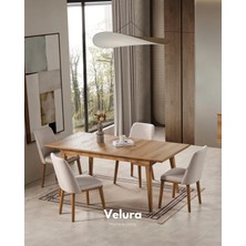 Velura Home & Living Kolezyum Yemek Masası (Sadece Masa) (Naturel)