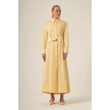 Ftz Women Kadın Cotton Elbise  Beige 31350