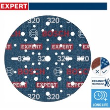 Bosch Expert O780 150 mm 320 Kum 6'lı Cırtlı Folyo Zımpara Diski 2608902446