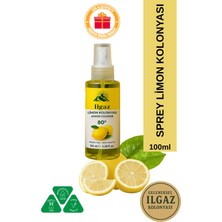 Ilgaz Klasik Limon Kolonyası 100 ml Çanta Boy Sprey | 80 Derece Ferahlatıcı ve Hijyenik Kolonya