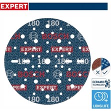 Bosch Expert O780 150 mm 180 Kum 50'li Cırtlı Folyo Zımpara Diski 2608902453