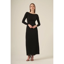 Ftz Women Kadın Pilise Etek  Siyah 31310