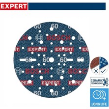 Bosch Expert O780 150 mm 60 Kum 50'li Cırtlı Folyo Zımpara Diski 2608902449