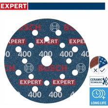 Bosch Expert O780 125 mm 400 Kum 6'lı Cırtlı Folyo Zımpara Diski 2608902406