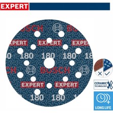 Bosch Expert O780 125 mm 180 Kum 50'li Cırtlı Folyo Zımpara Diski 2608902412
