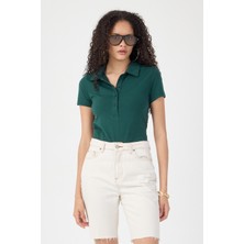Luvint Uzun Patlı Slim Kadın Polo