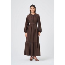 Ftz Women Kadın Capella Elbise  Kahve 31388