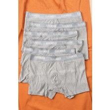 Elixunder 6'lı Erkek Boxer Glad And Comfortable Terletmez Nefes Alabilen Pamuklu Boxer