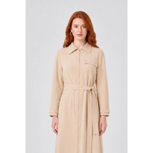 Ftz Women Kadın Erta Elbise  Beige 31347