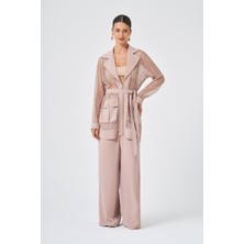 Ftz Women Kadın File Takım  Beige 31373