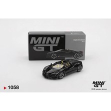 Hot Wheels Mini Gt 1/64 Bugatti W16 Mistral Black MGT01058