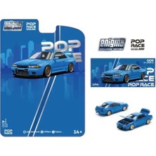 Hot Wheels Pop Race 1/64 - Gt-R Bnr 32 - 009 Blister Paket