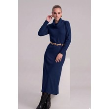 Ftz Women Kadın Ribana Elbise  Lacivert 31286