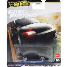 Hot Wheels Premium 1993 Honda Civic Coupe/coupé Ex Ej1 (1/64) Fast & Furious Metal Gövde ile Gerçekçi Detaylar
