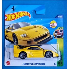 Hot Wheels Ferrari F40 Competızıone JBB92 Kolleksiyonluk 1/64 Ölçek Metal Araba Gerçekçi Detaylar