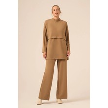 Ftz Women Kadın Royal Pantolonlu Takım  Camel 31271