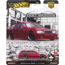 Hot Wheels Premium Fast Wagons - Mercedes-Benz E 36 Amg - Kırmızı (1/64)