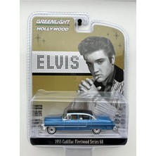 Greenlight 1/64 - Elvis Presley 1955 Cadillac Fleetwood Series 60 Blue