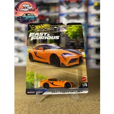Hot Wheels 2021 Toyota gr Supra - Fast And Furious - Premium - (1/64) Turuncu