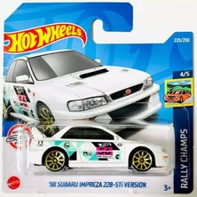 Hot Wheels '98 Subaru Impreza 22B-STI Version – Treasure Hunt Model Araba, 1:64 Ölçekli