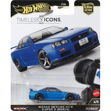 Hot Wheels Premium - Nissan Skyline Gt-R V·spec Ii (BNR34) (1/64) Timeless Icons 4/5