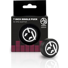 SoundBox 7 Inch Puck - 45 Rpm Adapter: 38MM - Slım - Black Alumınıum - 38MM - Slım