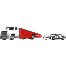 Hot Wheels Premium Car Culture Team Transport FLF56-HRV47 '66 Porsche 906 Carrera 6 & Carry On