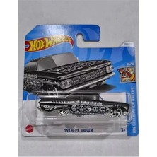 Hot Wheels 2024 Tekli Araba 59 Chevy Impala Treasure Hunt Metal Gövde ile Gerçekçi Detaylar