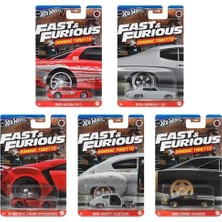 Hot Wheels Hotwheels HNR88 5 Li̇ Set 2024 Fast&furi̇ous(Domi̇ni̇c Toretto) Uzun Kart