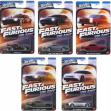 Hot Wheels Silver Series 5'li Set Fast & Furious Villains Ölçekli Metal Araçlar HNR88