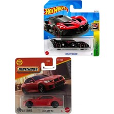 Hot Wheels 2 Araç Set - Bugatti Bolide & Matchbox 2023 Bmw M2 (1/64)