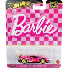 Hot Wheels Pop Culture Barbie 65 - Corvette C8.r HVJ51 Metal Araç Ölçekli Koleksiyonluk Tasarım