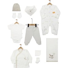 Bistyle Gots Sertifikalı Safari 10LU Set Unisex Yeşil Ekru