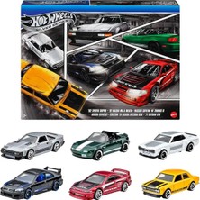 Hot Wheels Japon Temalı Araçlar 6 Lı Set 82 Toyota Supra, Nissan Skyline