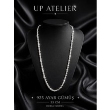 Up Atelier 925 Ayar Gümüş Burgu Kolye Erkek