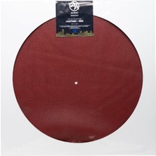 SoundBox Slıpmats - Slıpmat Leather - Red - Dıameter: 295 mm - Thıckness: 1,5 mm - Audıo Anatomy - Made In Eu