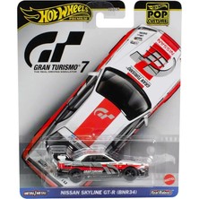 Hot Wheels Premium Nissan Skyline Gt-R (BNR34) Gran Turismo 7 – Metal Gövde, Koleksiyon Arabası