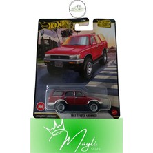 Hot Wheels Boulevard Premium 1993 Toyota 4runner 1:44 Ölçekli Metal Model Gerçekçi Detaylar GJT68 JHW18