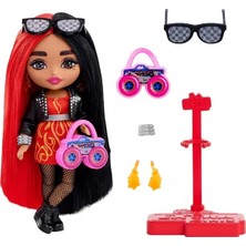 Barbie Extra Mini Bebekler Alev Baskılı Elbise