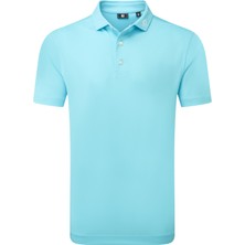 Footjoy Stretch Pique Solid Erkek T-Shirt Riviera Mavi 80132