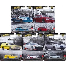 Hot Wheels Premium Fast Wagons 5’li Set – Volvo 850, Mercedes E36, Audi Rs6, Subaru Sti